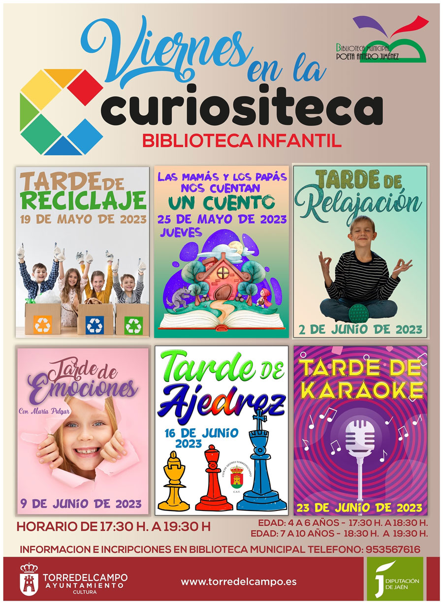 Viernes en la Curiositeca - Biblioteca Infantil