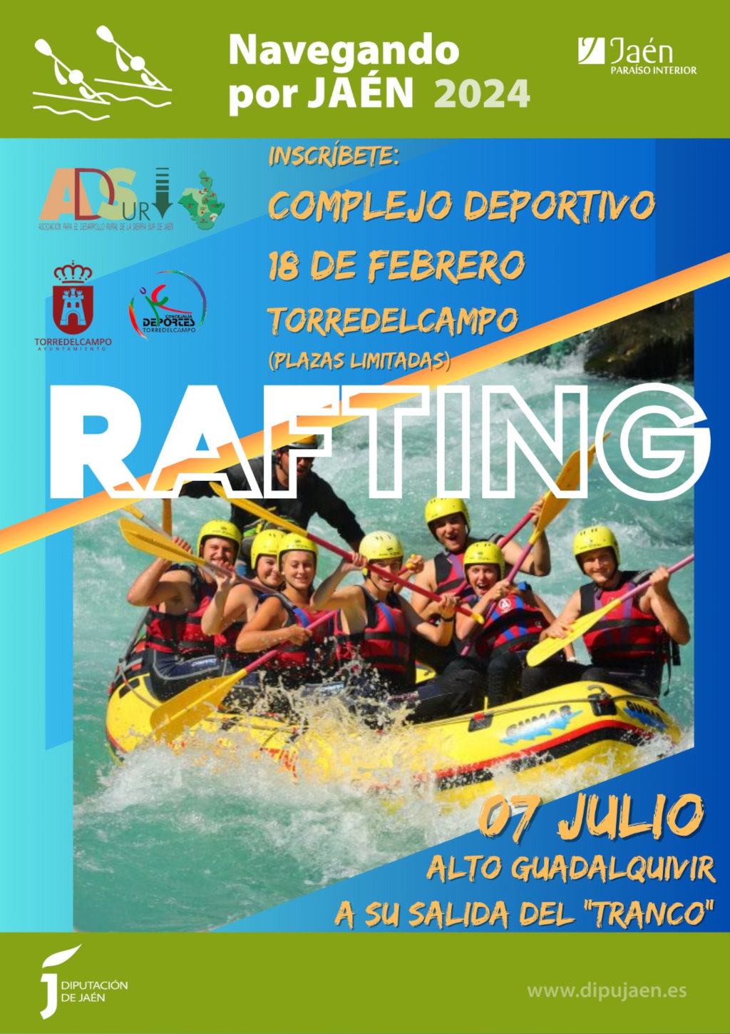 Navegando por Jaén - Rafting