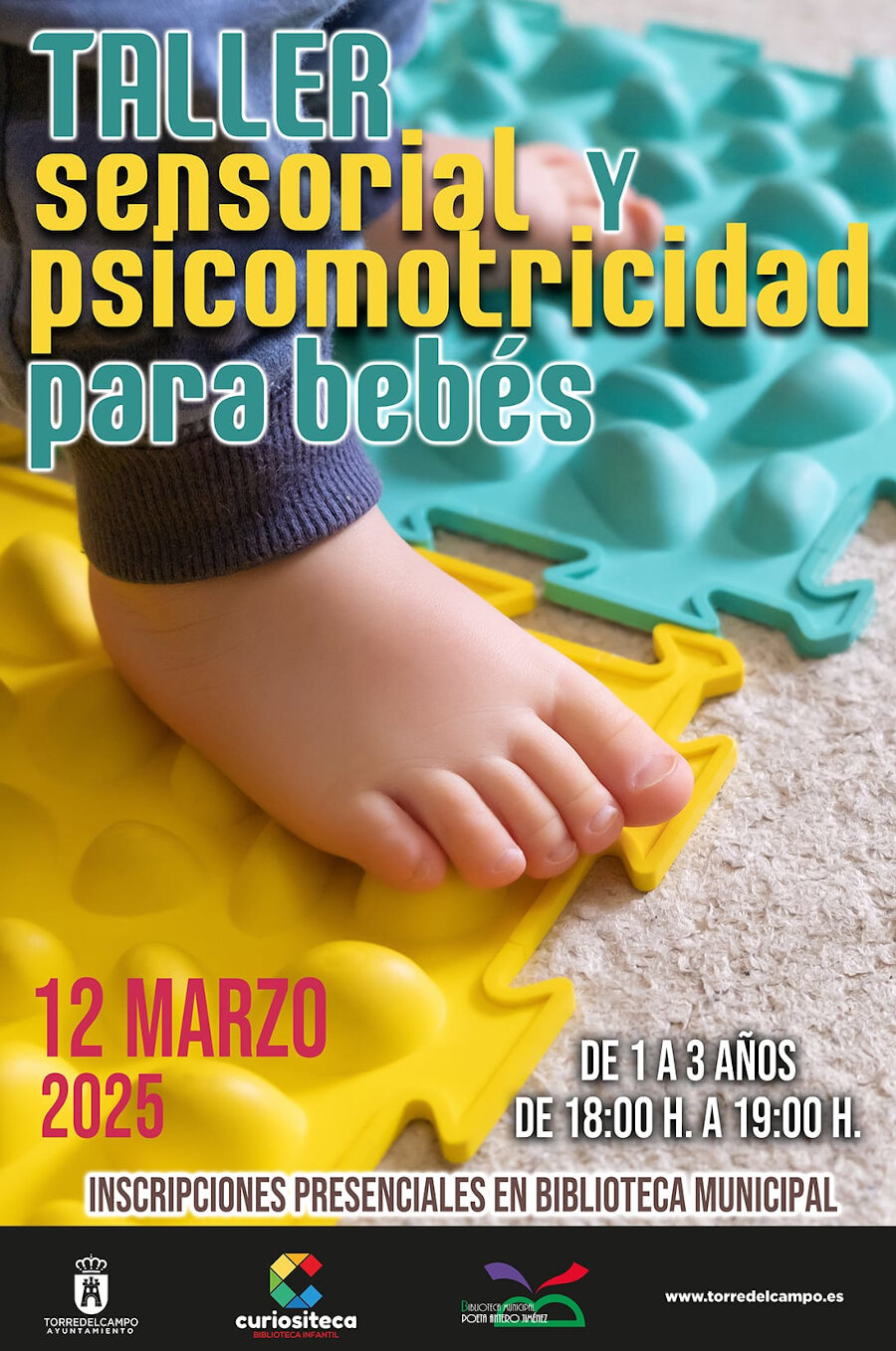 Taller sensorial y psicomotricidad para bebés