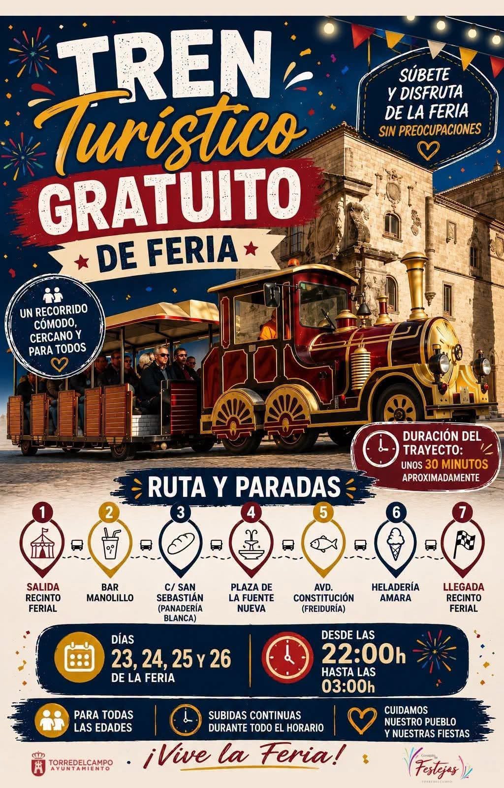 Torredelcampo presenta una Feria de Santa Ana 2026 más accesible, participativa y con todas las actuaciones gratuitas