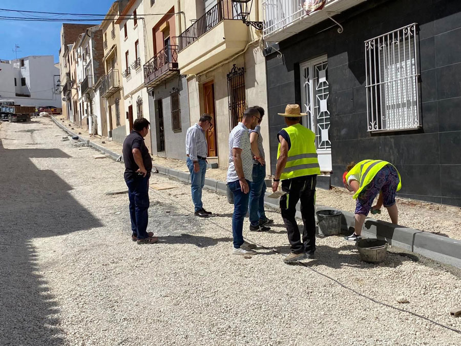 Visita técnica a las obras de las calles Wenceslao Fernández y San Pablo