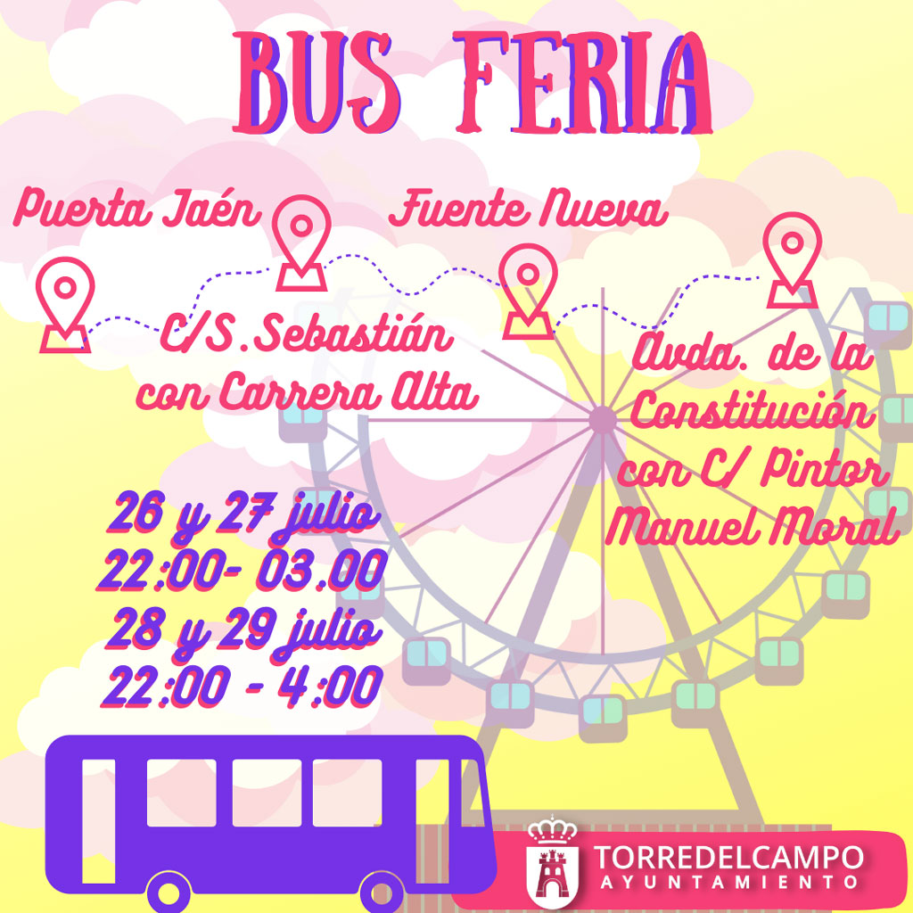 Se pone a disposición un autobús gratuito para la Feria de Santa Ana