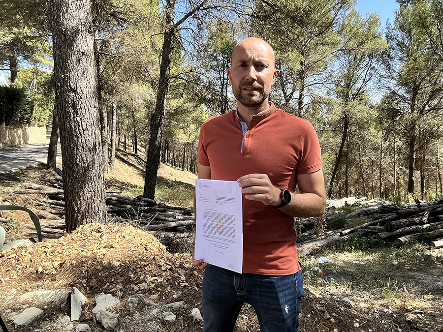 Se reitera a la Junta de Andalucía la solicitud de retirada de los restos de madera del barranco de Megatín