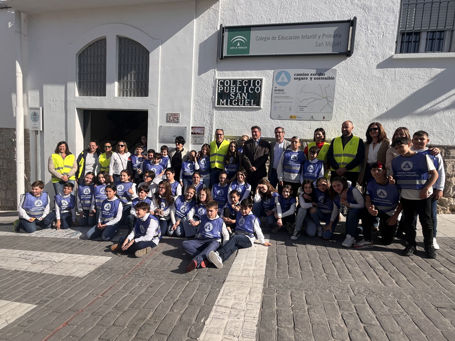 Inaugurado el Camino Escolar Seguro del CEIP San Miguel