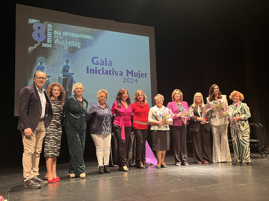 Cinco mujeres referentes reconocidas en la gala “Iniciativa Mujer”