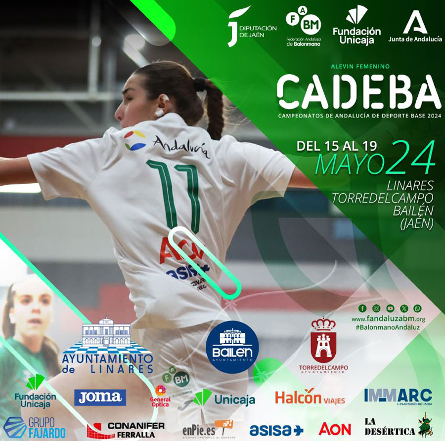 Torredelcampo será una de las sedes del Campeonato Andaluz de Balonmano Alevín Femenino