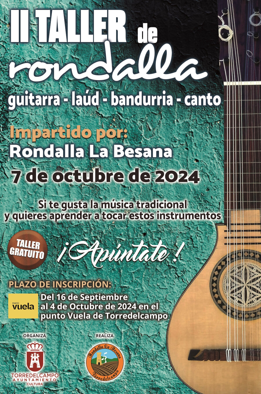 Se presenta la II edición de su taller de Rondalla tras el éxito del pasado año