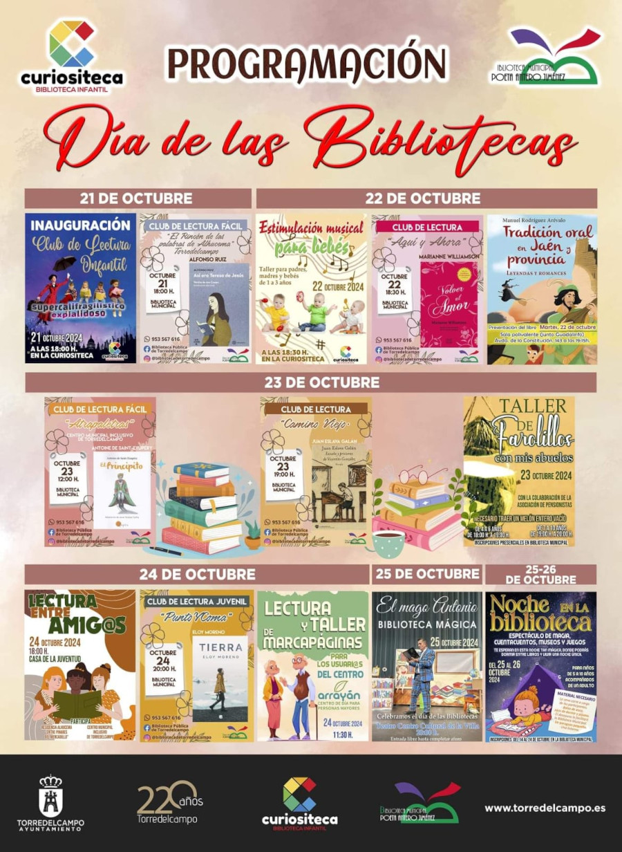 La Semana de la Biblioteca plantea una programación completa para todas las edades