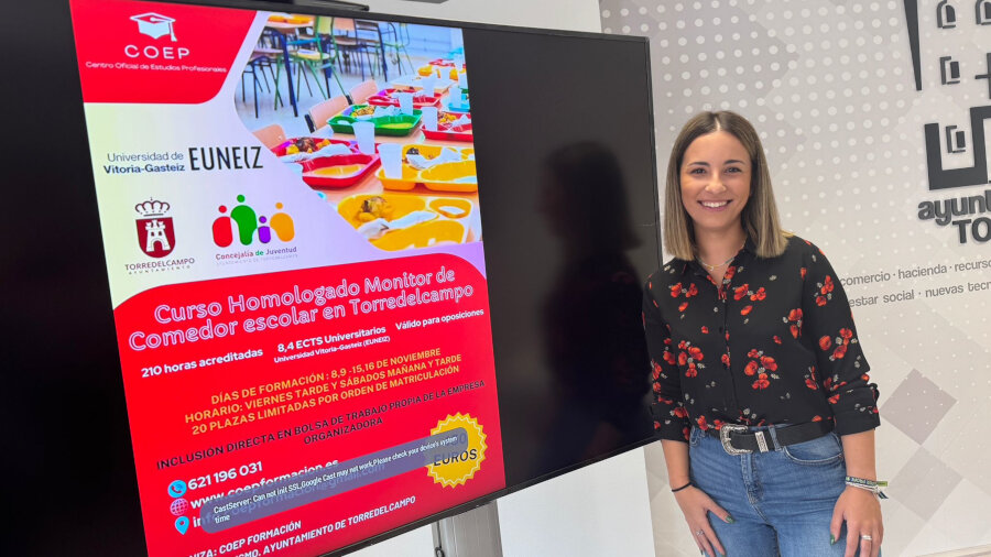 La concejalía de Juventud presenta una nueva formación para el Comedor Escolar en el mes de noviembre