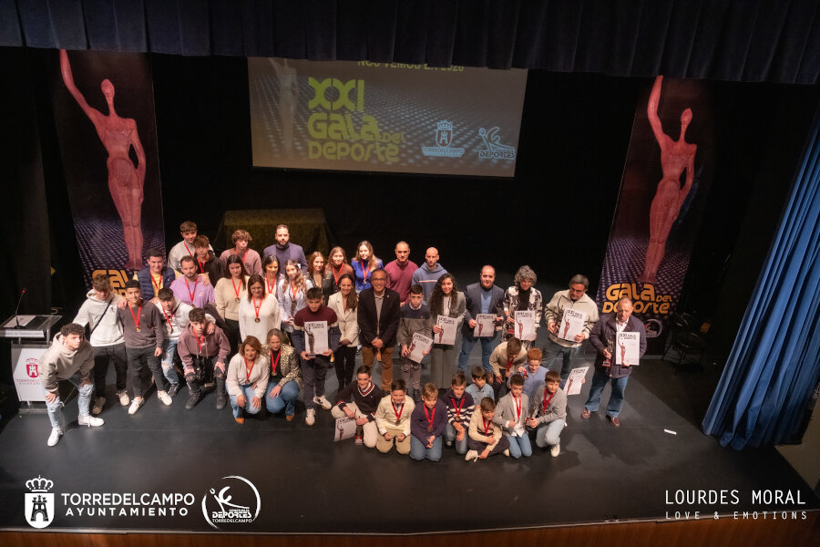 La XXI Gala del Deporte de Torredelcampo homenajea la excelencia y el esfuerzo deportivo